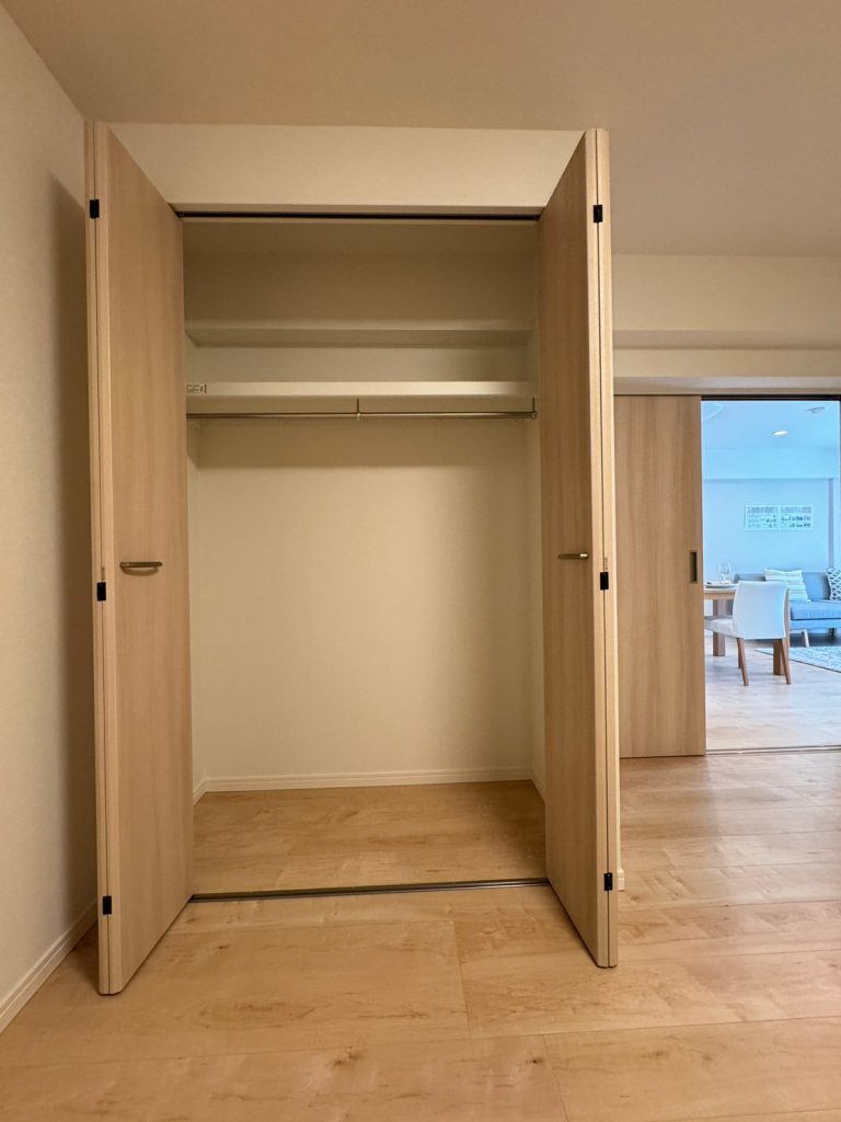 各お部屋にクローゼット完備